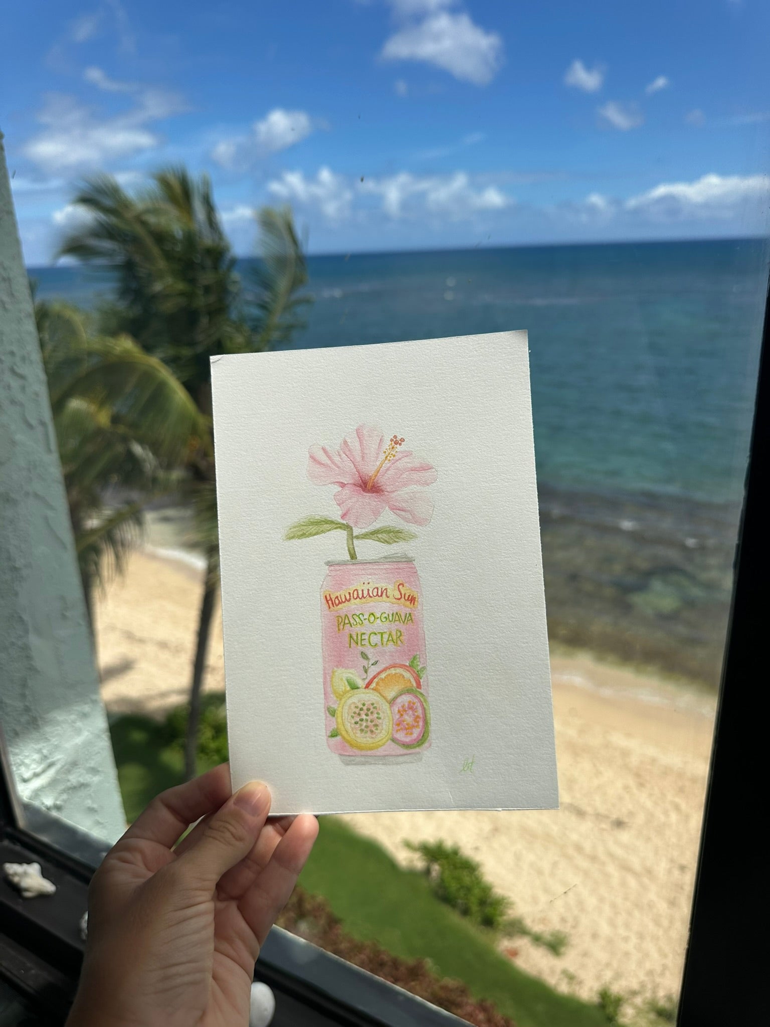 Hawaiian Sun Hibiscus Print