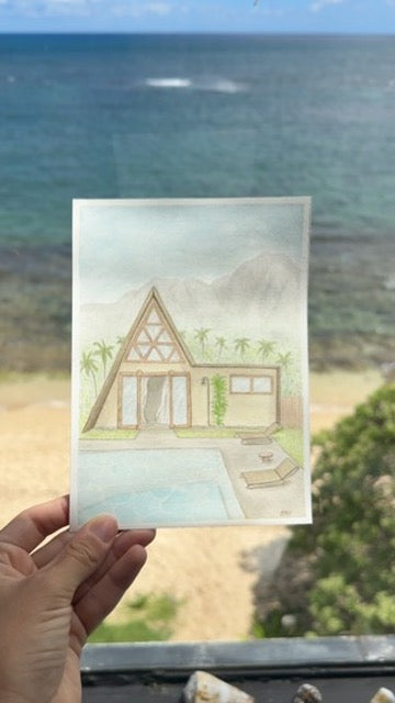 A-Frame Hale Print